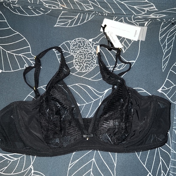 BNWT Mariah triangle wired bralette black size 34C - Picture 3 of 6